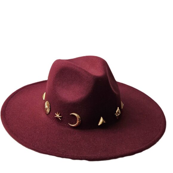 Anthropologie Women’s Charm-Trimmed Rancher Hat – Wool with Gilded Charms main image 7